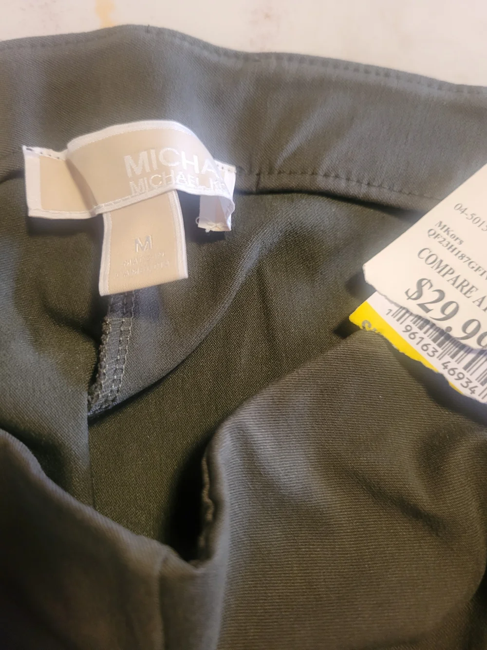 MICHAEL Michael Kors Olive Skinny Ponte Pants